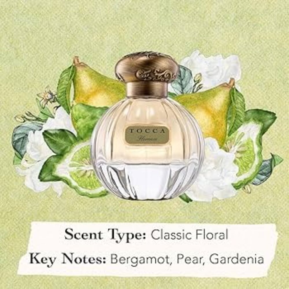 Tocca Florence EDP Classic Floral Bergamot Pear-Mini Roller 3ml,0.1oz-BOXED-NEW - Picture 4 of 13